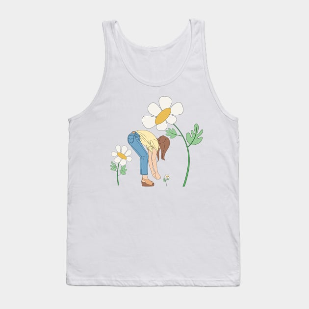 Picking Daisies Tank Top by DearestQ